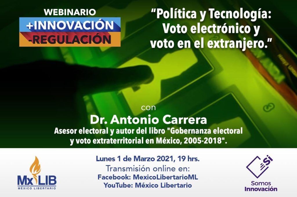 01/03 Webinario «Política y Tecnología: Voto Electrónico y Voto en el Extranjero»