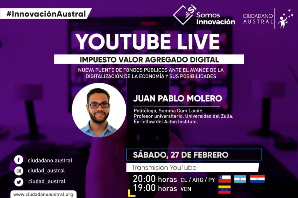 27/02 Youtube Live: «Impuesto Valor Agregado Digital»