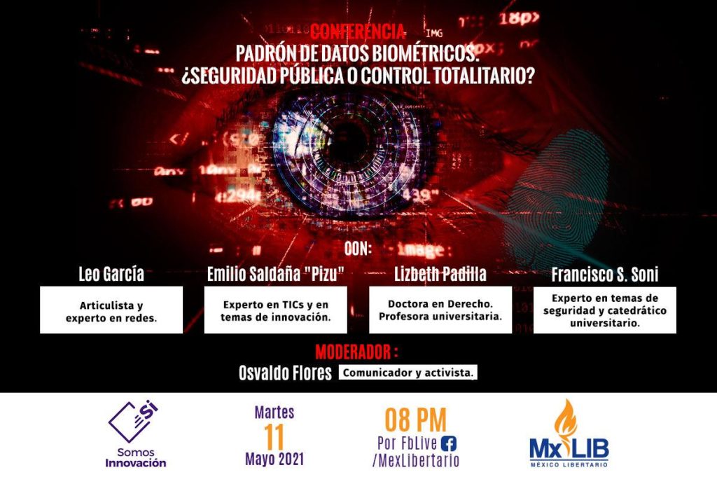 11/05 Conferencia «Padrón de Datos Biométricos: ¿Seguridad Pública o Control Totalitario?»