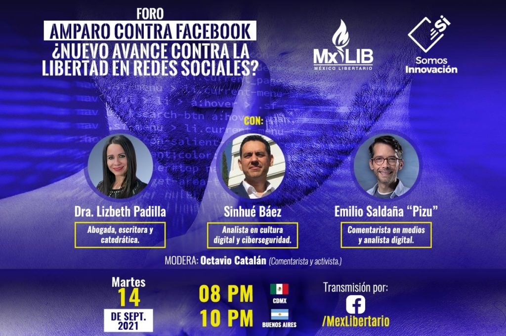 14/09 Foro Online: «Amparo Contra Facebook: ¿Nuevo Avance Contra la Libertad en Redes Sociales?»