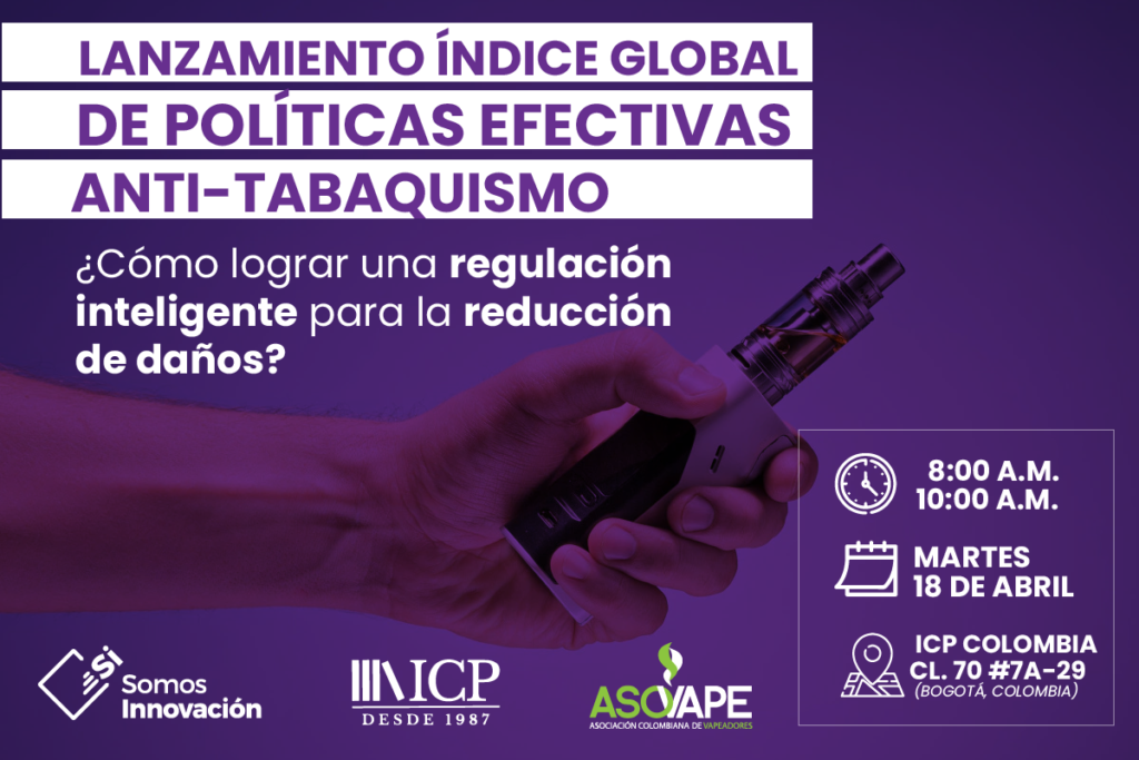18/4 Presentación en Colombia del «Índice Global de Políticas Efectivas Anti-Tabaquismo»